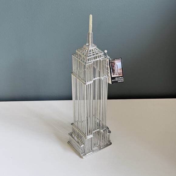 Empire‎ State Building Destination Doodles Wire Statue New With Tag T67 - Picture 2 of 9